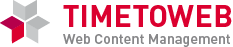 TIMETOWEB Web Content Managment